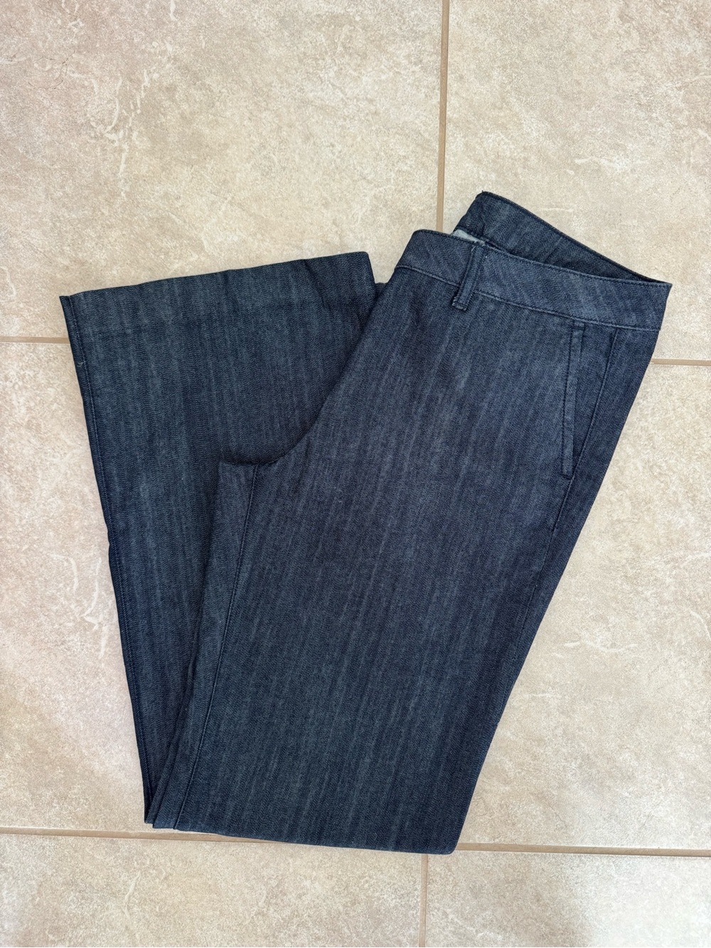 Talbots Trouser Jeans Dark Wash Bootcut Denim Size 12/31 Stretch Classic